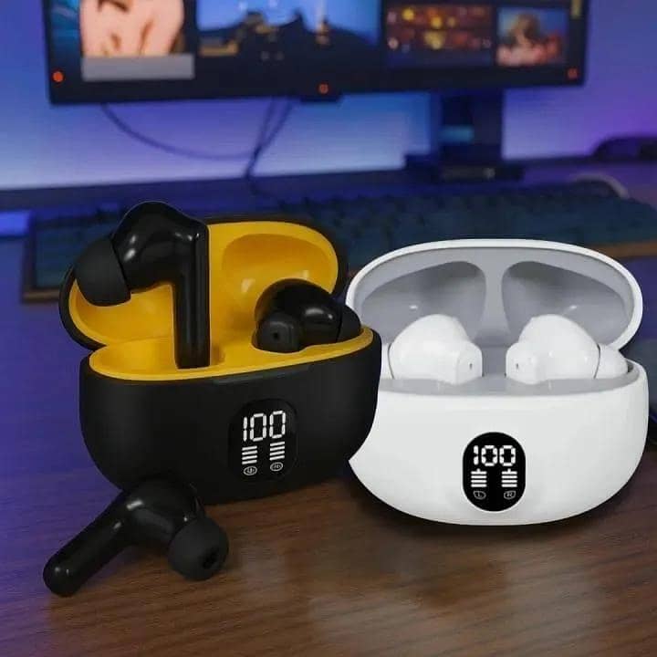 TWS Wireless Earbuds with LED 3