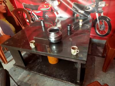 table 4x4 with 10mm mirror
