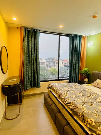 One Bed Fully Furnished Luxury Apartment Available For Rent in AA Block Bahria Town Lahore