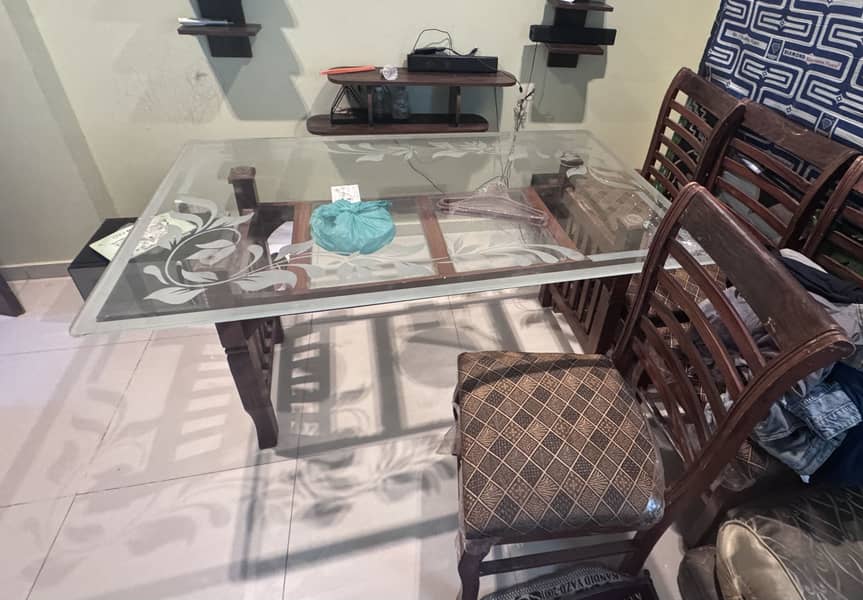 Dinning table with four chairs 1