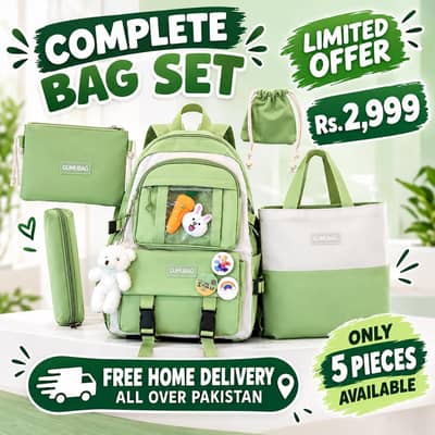 5-in-1 Premium Bag Set  | صرف Rs. 2,999!