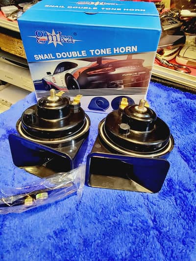 Snail Double Tone Car Horn | Waterproof Electric Horn Set | Car Horn