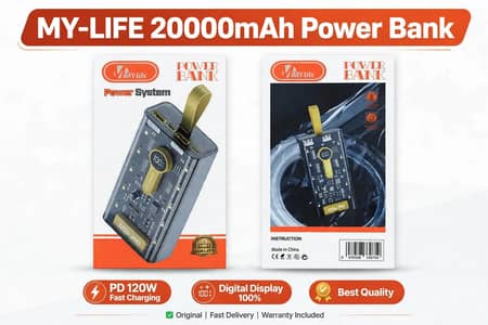 MY-LIFE 20000mAh Power Bank