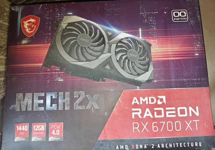 12 GB MSI MECH 2 RX 6700XT GRAPHICS CARD