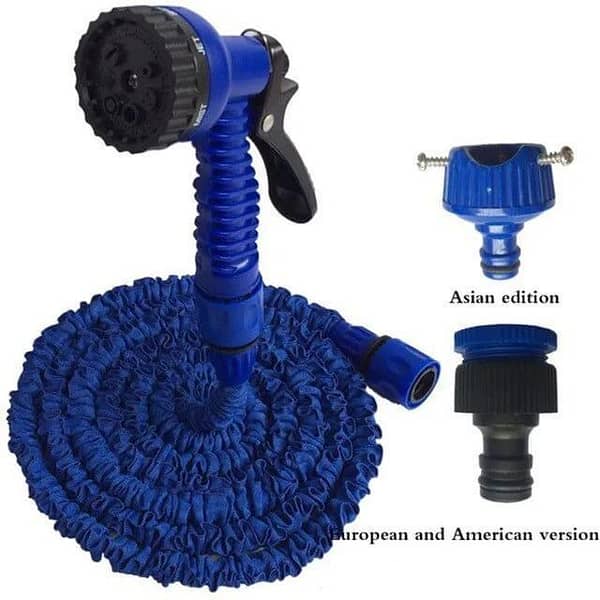 T  Expandable Garden Hose Pipe Spray Flexible Expanding Stretch Pipe 50FT