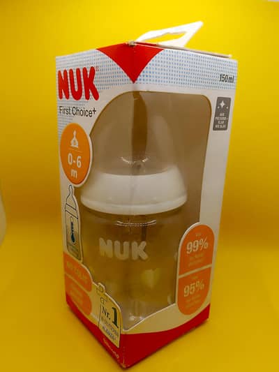 NUK First Choice+ Baby Feeding Bottle 150ml made in Germany