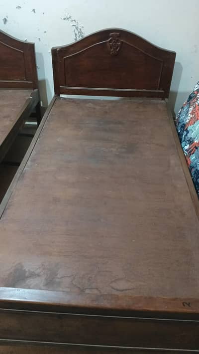2 Wooden Single Beds for Sale