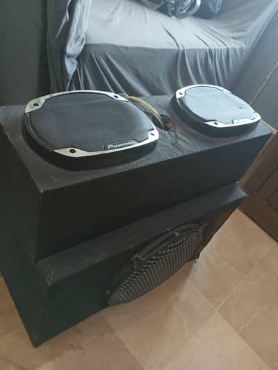 Pioneer speakers subwoofers with box