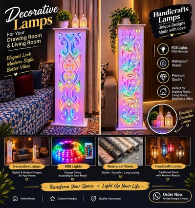 Luxury RGB Decorative Lamps | Limited Stock Available!