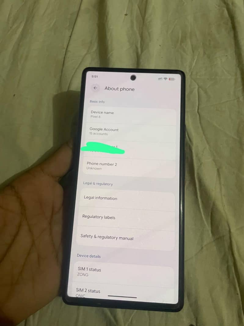 Google Pixel 6 dual sim pta 2