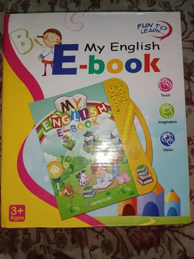 KIDS MY ENGLISH E BOOK  WITH PEN AND FULL VOLUME