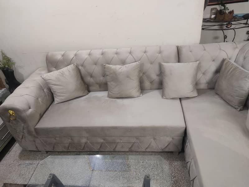L shape sofa 2