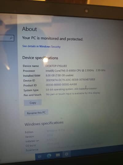 Lenovo IdeaPad 110 ha core i3 6th gen ha 8 gb ram with new 128 gb ssd