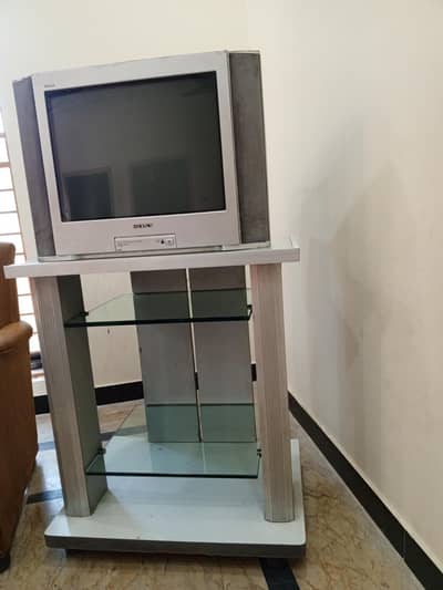 Sony WEGA Old Model TV – Silver Color, Built-in Speakers