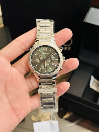 Movado SE 0607976 Men’s Original Chronograph $$ Watch H. K Fresh Import