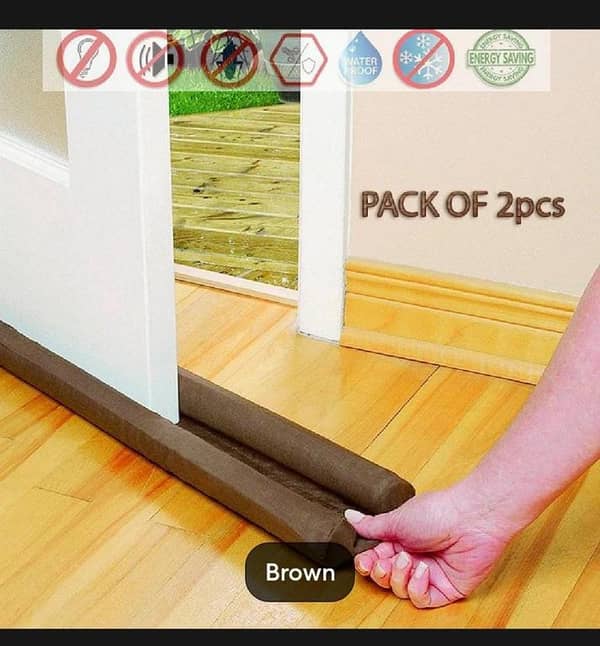 T  Pack Of 2pcs Good Quality 30mm Thickness 39 Inches Wide Door Bottom Sealing Strip Guard