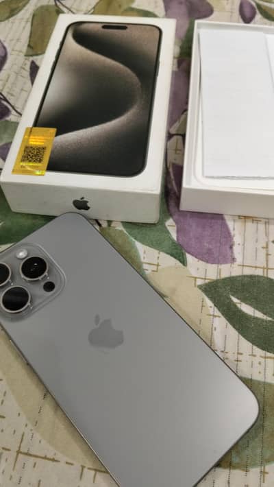 Apple iPhone 15 Pro Max official pta approved 512 gb 99 battery health