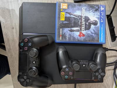 Sony PlayStation 4 (PS4 Fat) – 500GB – Jet Black