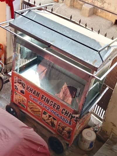 chip, burger,showarma , fast food counter