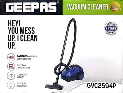 Geepas 1.5 Litre Vacuum cleaner