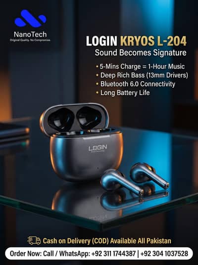 LOGIN  kryos l 204 earbuds