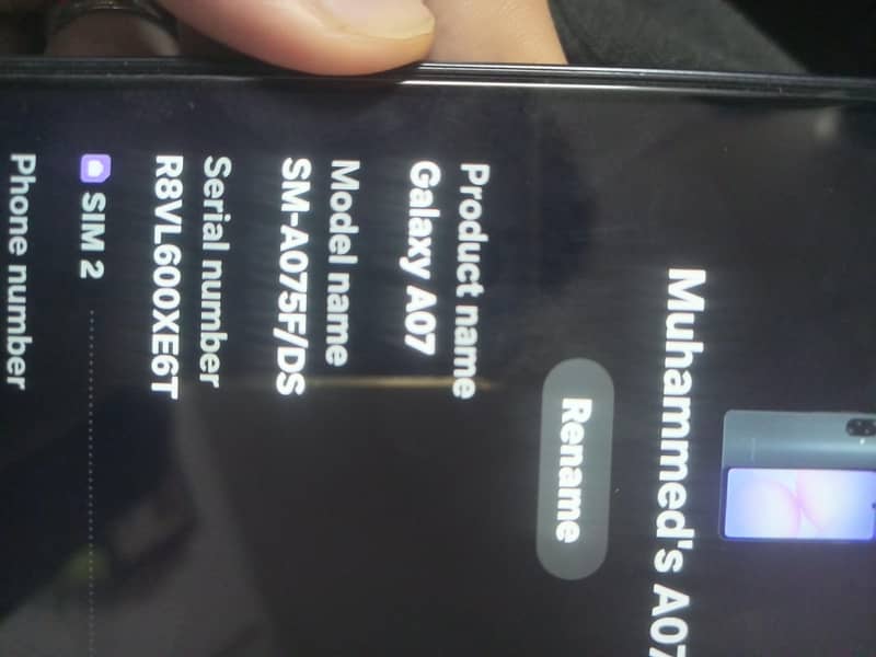 Samsung Mobile A7 0