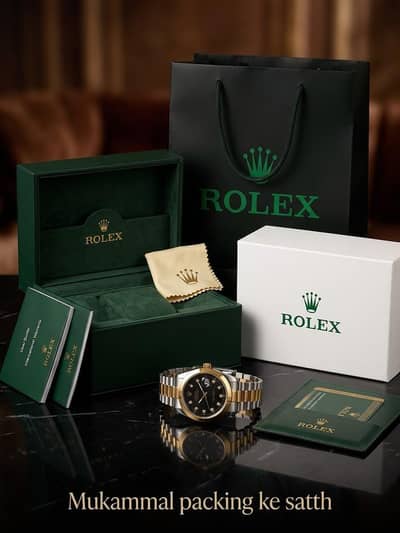Rolex Watch with Full Packing (Brand New Look)