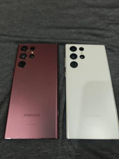 TWO Samsung Mobile S22 Ultra Phones (Gift Pack)