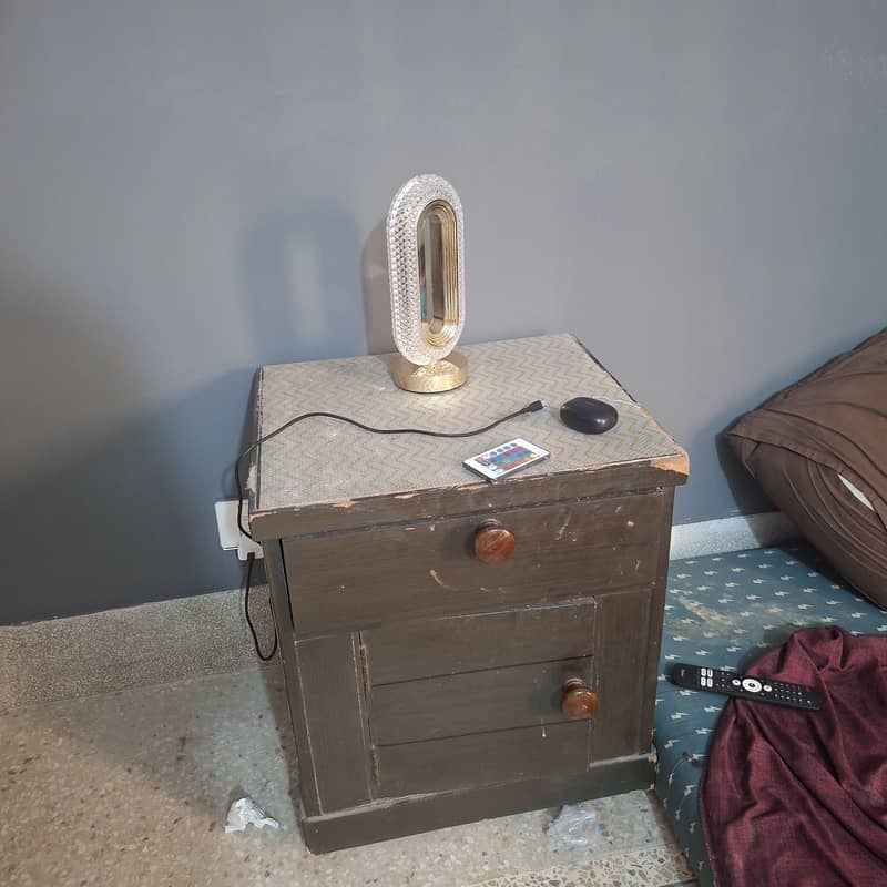 king size bed set complete side table dressing table with mirror 4
