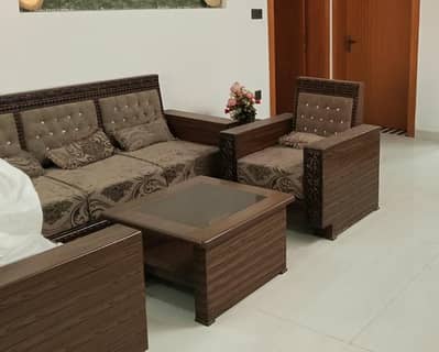 5 seater solid wood