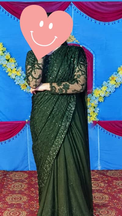 Black saree