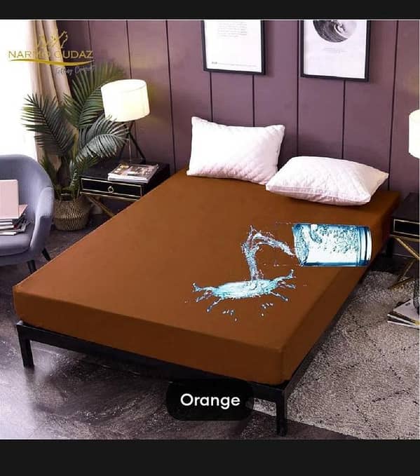 T  King Size Waterproof Mattress Cover Cotton Terry Fitted Sheet Protector Bedsheet