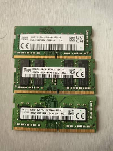 SK Hynix 16GB DDR4 3200MHz Laptop RAM