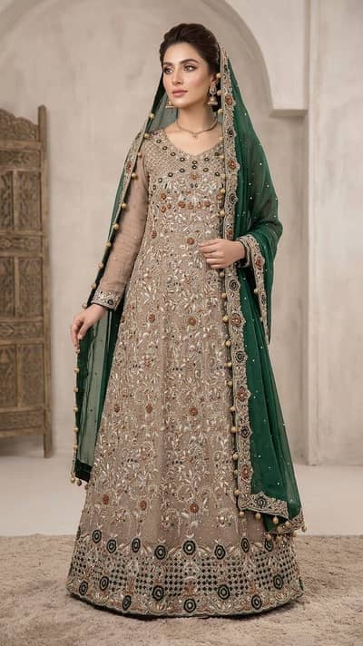 Walima bridal Maxi