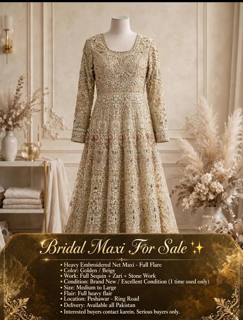 bridal Maxy 1 time use 0