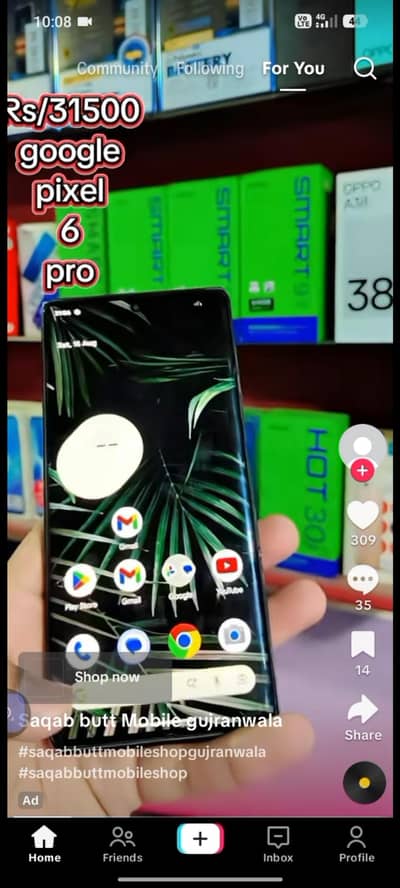 google pixel 6 pro best for gaming 12GB 256GB corner pe dot ha