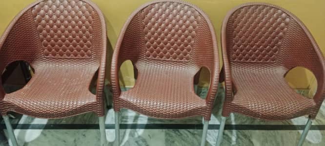 Plastic chairs