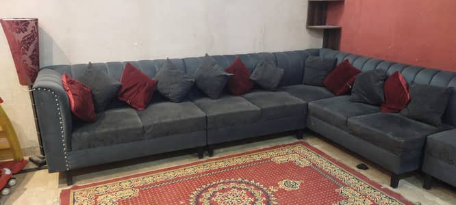 Almost new 8 seater sofa