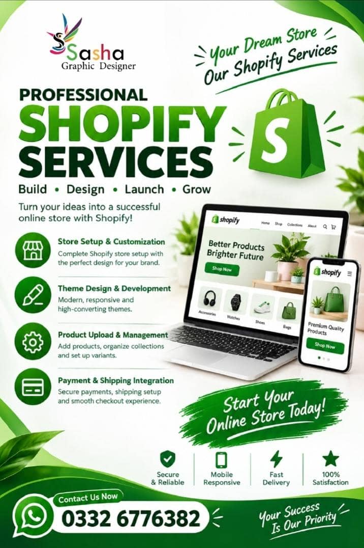 Shopify store services 0