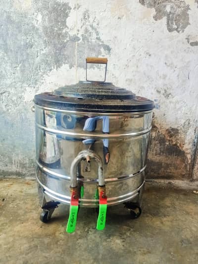 portable mini tandoor ( Double valve) for urgent sale