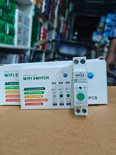 WALS WiFi Circuit Breaker 63A | Smart Remote Control Breaker