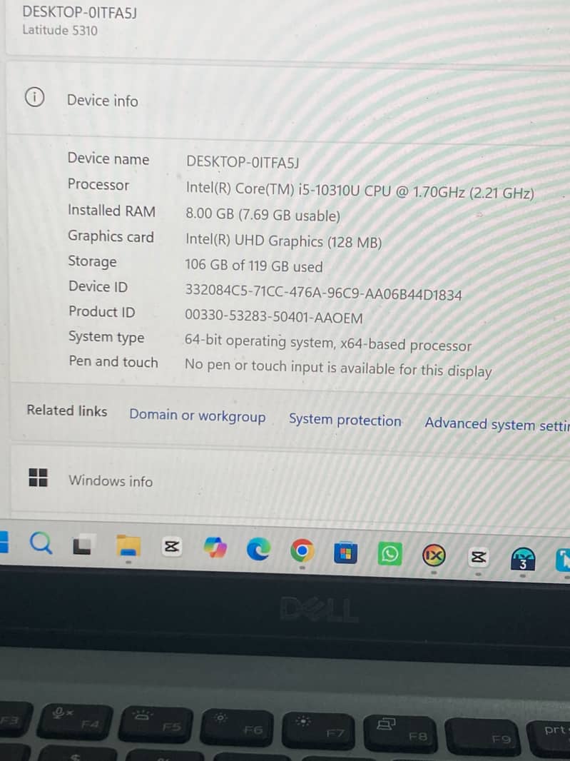 Dell i5 10 generation 0