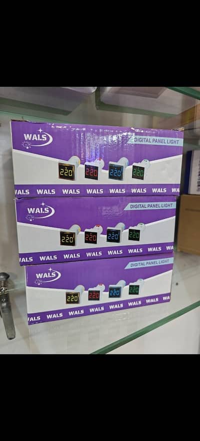 WALS Square Volt Meter Panel Light | All Colors Available | Box of 10
