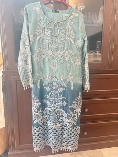 Heavy Embroidered Fancy Party Wear Dress by Sajni Brand