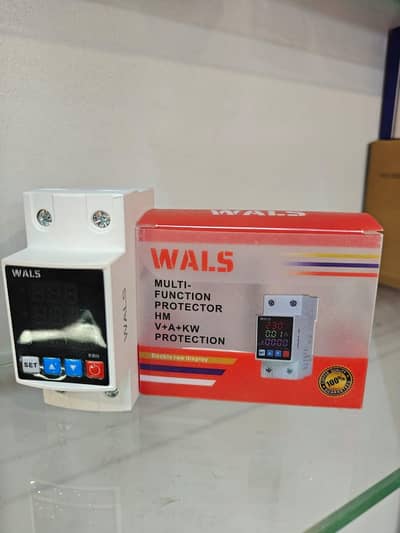 WALS/NIN 3-in-1 Protection Device | Voltage, Ampere & Kilowatt