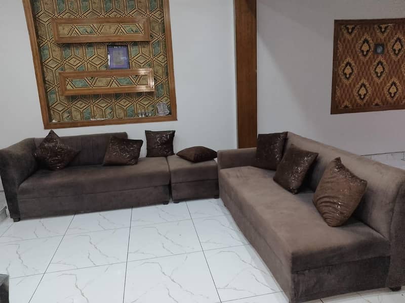 l shape sofa new condition 0