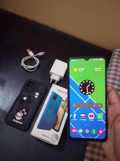 Samsung Mobile A12 4 128 full box