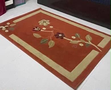 Elegant Floral Design Area Rug for Home