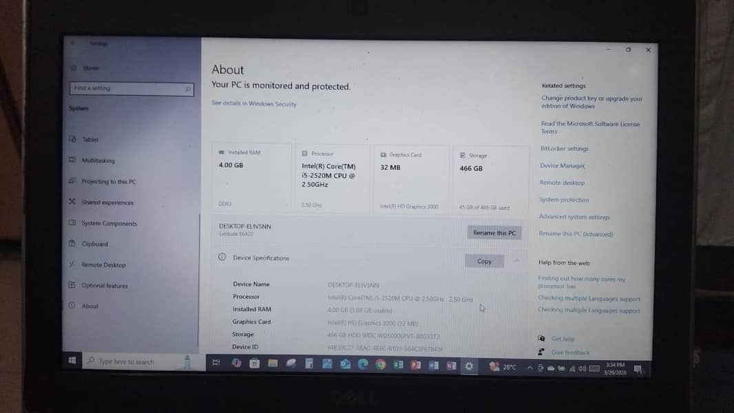 Dell Latitude E6420 4