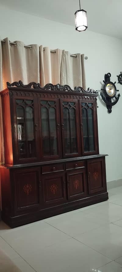 Almirah Showcase Divider (Chinioti) Sheesham Wood